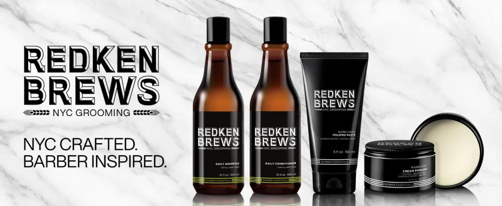 Redken Brews Daily Shampoo For Men  Lightweight Cleanser For All Hair Types 33.8 Fl Oz (Pack of 1) - redken brews, men