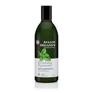 Avalon Organics Bath & Shower Gel Revitalizing Peppermint  12 oz Peppermint 12 Fl Oz (Pack of 1) - Main