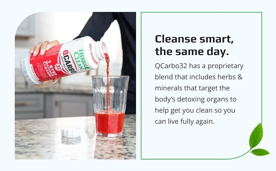 Herbal Clean Same-Day Premium Detox Drink  Dragon Fruit Flavor  32 Fl Oz 32 Fl Oz (Pack of 1) - Herbal Clean