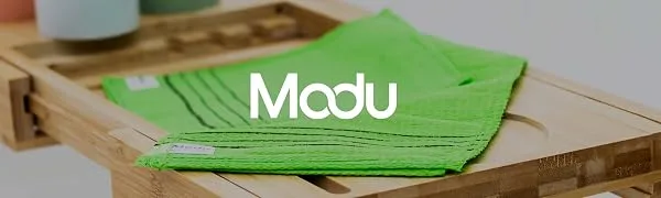 Modu 6 PCS Korean Exfoliating Bath Washcloth 5.3 x 5.9 in - Asian Italy Towel 6 Count (Pack of 1) - Modu Banner