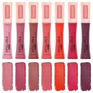 L'Oreal Paris Cosmetics Infallible Pro Matte Les Chocolats Scented Liquid Lipstick  Candy Man  0.21 Fluid Ounce Candy Man 0.21 Fl Oz (Pack of 1) - loreal liquid lipstick, summer lipstick, longwearing matte lipstick, matte ink, stays all day