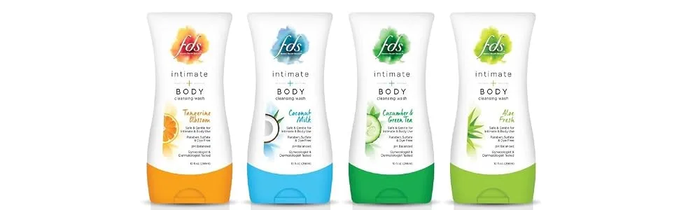 FDS Intimate + Body Cleansing Wash  Coconut Milk - Bottle  10 Ounce Coconut Milk 10 Fl Oz (Pack of 1) - product information 1