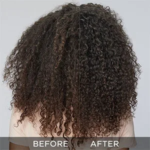 Ouidad Advanced Climate Control Restore + Revive Bi-Phase  1.0 Fl Oz 1 Fl Oz (Pack of 1) - Frizz control hair product- before and after