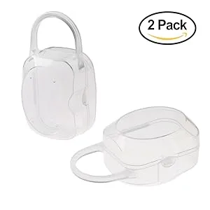 Accmor Pacifier Case  Pacifier Container  Baby Pacifier Holder Box for Travel  BPA Free  2 Pack 2 Count (Pack of 1) - product information 11