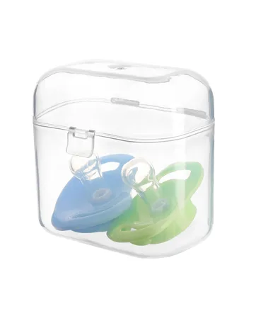 Accmor Pacifier Case  Pacifier Container  Baby Pacifier Holder Box for Travel  BPA Free  2 Pack 2 Count (Pack of 1) - pacifier case