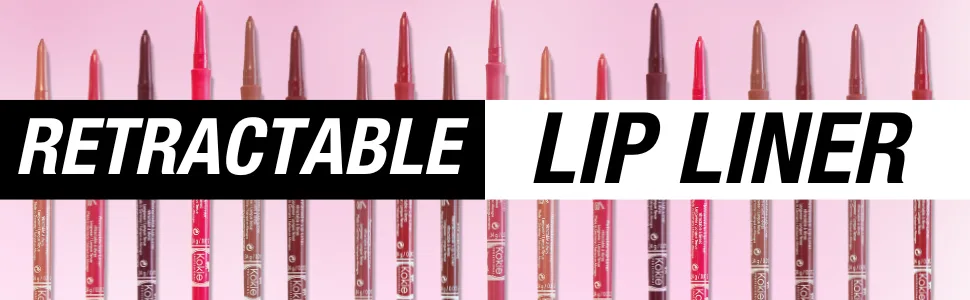 Kokie Cosmetics Mechanical Lip Liner  Natural  0.012 Ounce Natural 0.012 Ounce (Pack of 1) - Retractable Lip Liner