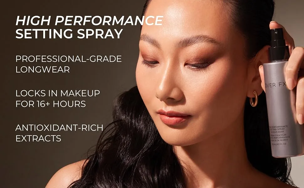 Cover FX High Performance Setting Spray - All Day Hold - Long-Lasting Makeup Setting Face Spray  4 Fl Oz (Pack of 1) High Performance Setting Spray 4 Fl Oz (Pack of 1) - Setting Spray