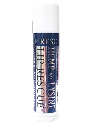 Hemp Lip Balm with L-Lysine-Heal  Moisturize  Protect (3) 3 Count (Pack of 1) - Hemp Lip Rescue