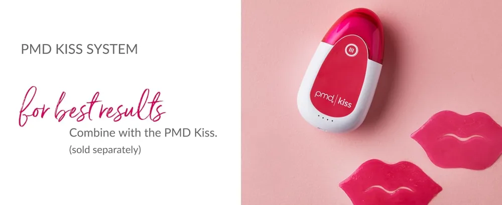 PMD Hydrakiss Bio-Cellulose Anti-Aging Lip Sheet Mask  10 Count (Pack of 1) - 1061-BTF-Premium-4