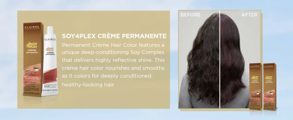 Clairol Professional Permanent 7N Medium Neutral Blonde  2 Ounce (Pack of 1) - Permanente Crème hair color deep conditioning Soy Complex formula that delivers reflective shine