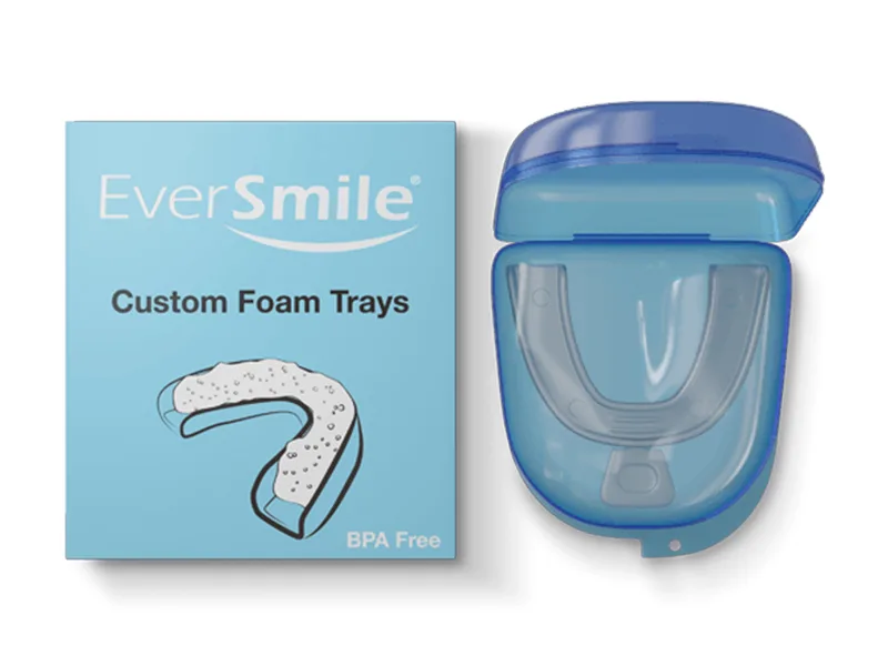 EverSmile Custom Foam Trays - Use with WhiteFoam & OrthoFoam. Cleans & Whitens Orthodontic Appliances & Teeth (2 Pack) 2 Count (Pack of 1) - Custom foam trays
