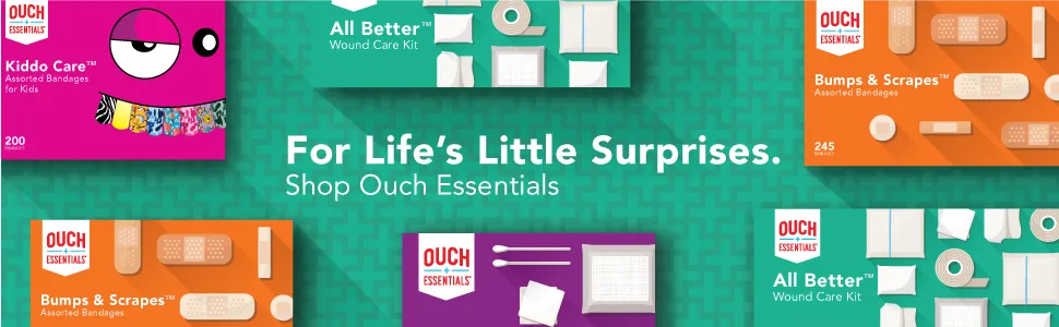 Ouch Essentials Wound Care Kit  Pack of 1 - bottomBanner