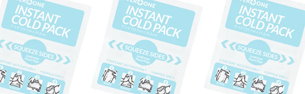 EverOne Instant Cold Pack 5 X 6  50Count 50 Count (Pack of 1) - header