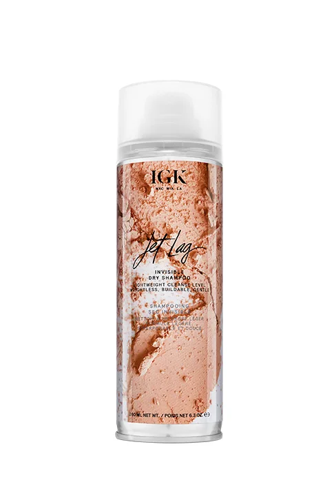 IGK DIRECT FLIGHT Multi-Tasking Matcha Dry Shampoo | Light Cleanse + Style Preserving | Vegan + Cruelty Free | 2 Fl Oz (Pack of 1) - jet lag invisible dry shampoo