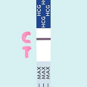 EZ Level 30 Pregnancy Test Strips (30 Count) 30 Count (Pack of 1) - Reading the results. Negative: One line means the test is negative and you