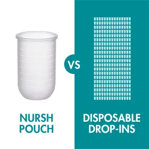 Boon NURSH Silicone Sippy Cup Lid  6 Months and up (Pack of 3)  1L 3 Count (Pack of 1) Sippy Cup Lids - unspecified