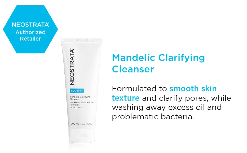 NEOSTRATA Clarify Mandelic Clarifying Cleanser  6.8 fl. oz. 6.8 Fl Oz (Pack of 1) - Mandelic Clarifying Cleanser
