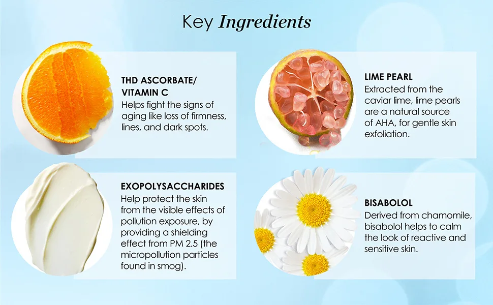 Sunday Riley C.E.O. Vitamin C Rich Hydration Cream Face Moisturizer 1.7 Fl Oz (Pack of 1) - Key Ingredients: THD ASCORBATE/ VITAMIN C, LIME PEARL, BISABOLOL, EXOPOLYSACCHARIDES