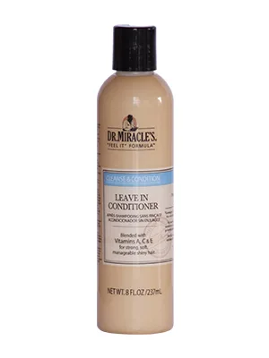 Dr. Miracle's Leave In Conditioner  Blended with Vitamins A  C & E for Strong  Soft  Manageable Shiny Hair  8 Ounce 8 Fl Oz (Pack of 1) - product information 2