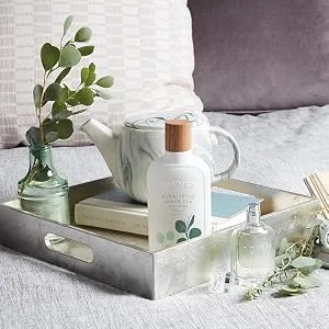 Thymes Hand Cream Silver - 3 Fl Oz - Eucalyptus White Tea Eucalyptus White Tea 3 Fl Oz (Pack of 1) - Thymes