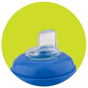 Avima Baby 9 oz Trainer Sippy Cups  Pink (Set of 2) Pink 2 Count (Pack of 1) - Training cup lids