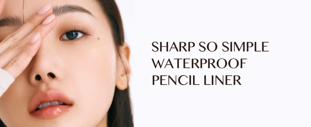 CLIO Sharp So Simple Waterproof Pencil Eye Liner  Micro Precision Tip (2mm)  Twist Up  Self-Sharpening  Long Lasting  Smudge-Resistant  High-Intensity Color  Ultra-Smooth (01 Black) 01 BLACK 1 Count (Pack of 1) - model