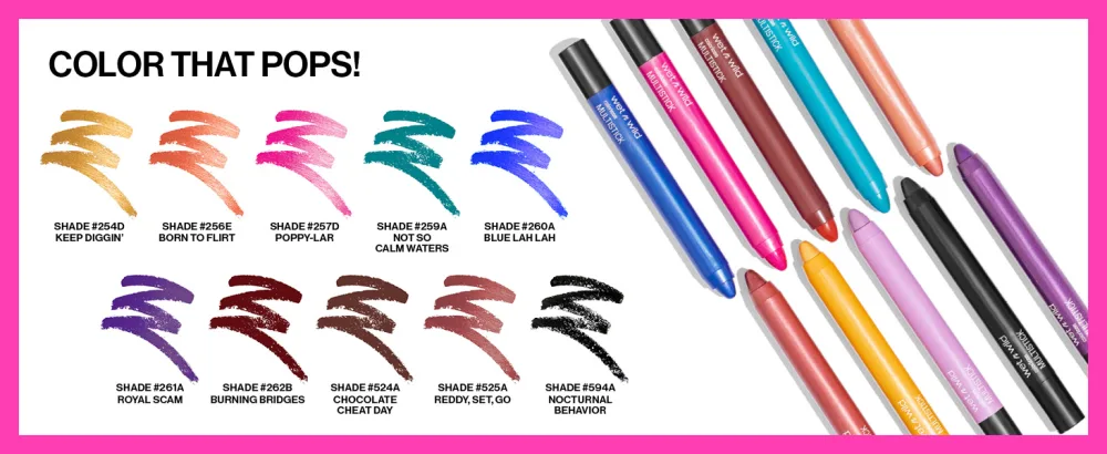 Wet n Wild Color Icon Cream Eyeshadow Makeup Multi-Stick Blue Lah Lah Blue Lah Lah 1 Count (Pack of 1) - color that pops