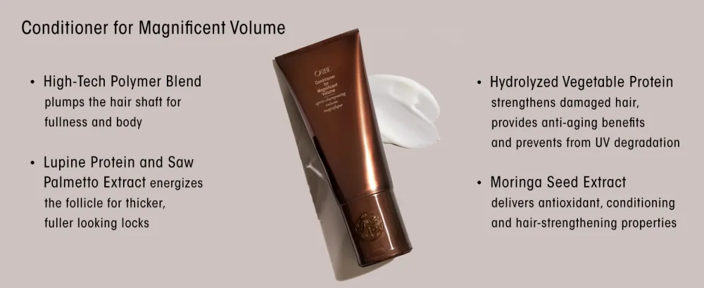 Oribe Conditioner for Magnificent Volume   6.76 Fl Oz (Pack of 1) - conditioner key ingredients