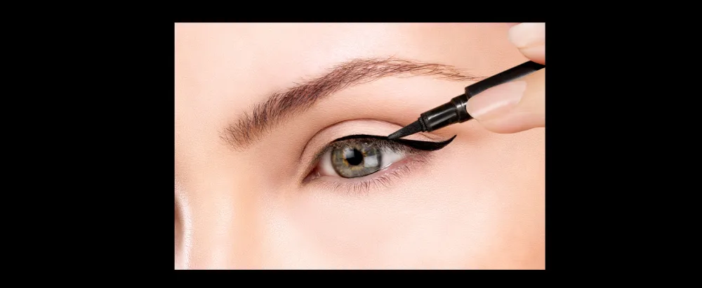 KL KILLER LASHES Black Liquid Eyeliner Pen with Felt-Tip for Natural and Statement Looks 0.07 Fl Oz (Pack of 1) Black Felt Tip Eyeliner - Eyeliner How To 1