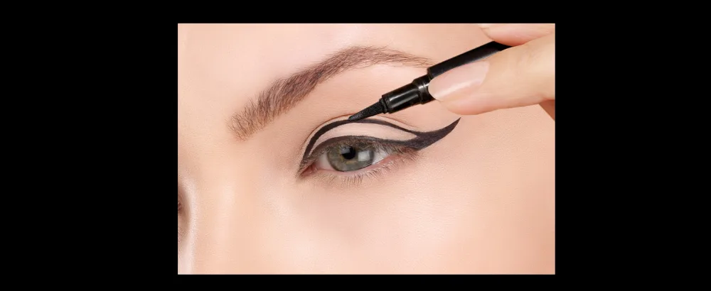 KL KILLER LASHES Black Liquid Eyeliner Pen with Felt-Tip for Natural and Statement Looks 0.07 Fl Oz (Pack of 1) Black Felt Tip Eyeliner - Eyeliner How To 2
