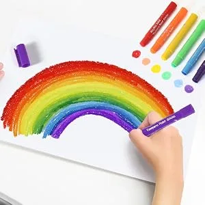MayMoi Washable Tempera Paint Sticks | Non-Toxic  Quick Drying & No Mess Paint Sticks for Kids (24 Bright Colors  6g) 24 Count (Pack of 1) - Paint Sticks