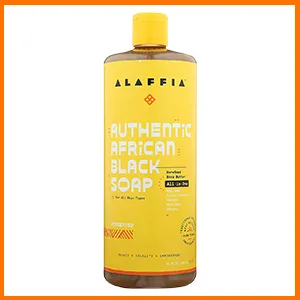 Alaffia All in One Hemp Olive Leaf Authentic African Black Soap  32 FZ Hemp Olive Leaf 32 Fl Oz (Pack of 1) - fdsf