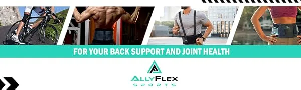 AllyFlex Sports - Back Brace for Lower Back Pain  Back Support Belts with Adjustable Strap  Breathable Lumbar Support Belt with 3D Lumbar Pads  Slim Fit Lumbar Brace  Medium Medium (Pack of 1) - back brace back support back pain back support belt for men lumbar support back support belt for