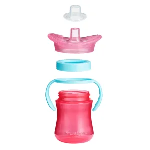 The First Years SenseAbles Teethe-Around Silicone Sensory Trainer Cup  7 oz - Pink Pink 1 Count (Pack of 1) - image
