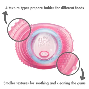 The First Years SenseAbles Teethe-Around Silicone Sensory Trainer Cup  7 oz - Pink Pink 1 Count (Pack of 1) - image