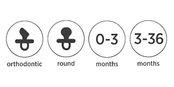 Natural Rubber Pacifier Round Newborn 0+ Months Single-Pack - Powder Pink 1 Count (Pack of 1) Powder Pink - HEVEA pacifiers natural rubber plastic-free non-toxic compostable orthodontic