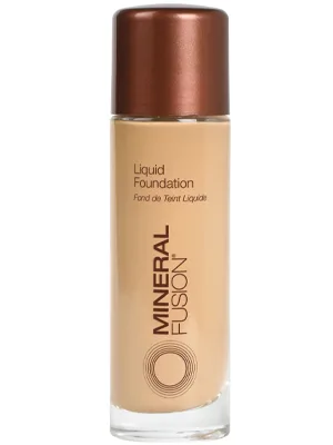 Mineral Fusion Liquid Foundation  Deep 2  1 Fl Ounce Deep 2 1 Fl Oz (Pack of 1) - Mineral Pressed Liquid Foundation