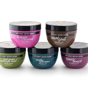 Aunt Jackie's Butter Fusions Soothe Operator - Macadamia & Mint Dry Scalp Conditioning Masque  8 oz Soothe Operator 8 Ounce (Pack of 1) - butter fusions