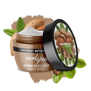 Aunt Jackie's Butter Fusions Soothe Operator - Macadamia & Mint Dry Scalp Conditioning Masque  8 oz Soothe Operator 8 Ounce (Pack of 1) - curl spell