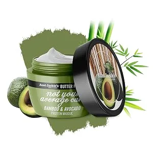 Aunt Jackie's Butter Fusions Soothe Operator - Macadamia & Mint Dry Scalp Conditioning Masque  8 oz Soothe Operator 8 Ounce (Pack of 1) - not your average curl
