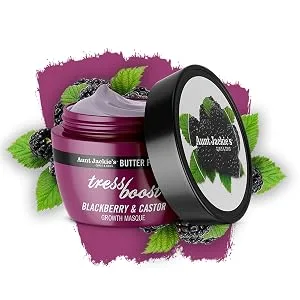 Aunt Jackie's Butter Fusions Soothe Operator - Macadamia & Mint Dry Scalp Conditioning Masque  8 oz Soothe Operator 8 Ounce (Pack of 1) - tress boost