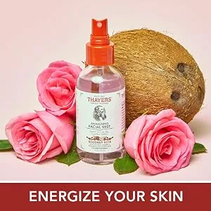 THAYERS Awakening Coconut Rose Facial Mist  4 Ounce Coconut rose 4 Ounce (Pack of 1) - Thayers