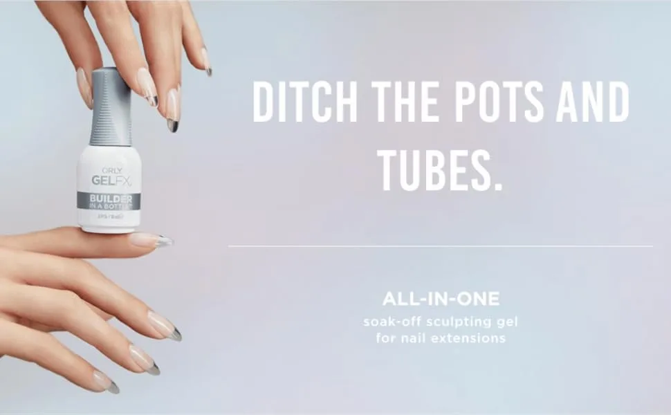ORLY GelFX Fast Forms (120 pc kit) | Quick and Easy Nail Extensions with Fast Forms | Pair with ORLY Builder Gel 120 Count (Pack of 1) - Ditch The Pots And Tubes