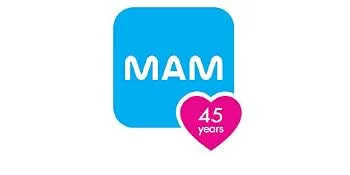 MAM Air Baby Pacifier  for Sensitive Skin  Sterilizer Case Unisex  16+ Months (Pack of 2) 2 Count (Pack of 1) Unisex 2 Pack - MAM45