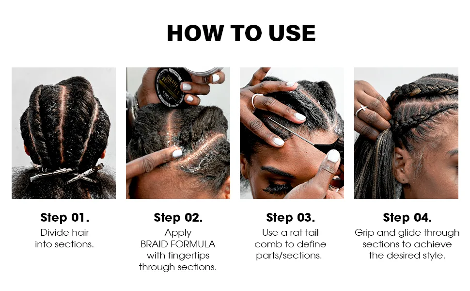 EBIN NEW YORK Braid Formula Conditioning Gel  Original/Regular Hold  6.35oz/180ml   Clean/Aloe Vera Scent  Shine  Braid Control  No Residue  No Flaking  Smoothing  Strong Hold 6.35 Ounce (Pack of 1) - braiding gel braid hair hair stylist natural hair wig hair afro hair