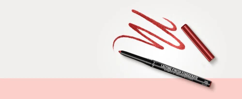Rimmel Lasting Finish Exaggerate Automatic Lip Liner  24 Red Diva Red Diva 24 1 Count (Pack of 1) - Use gliding strokes to follow the outer contour of your lips