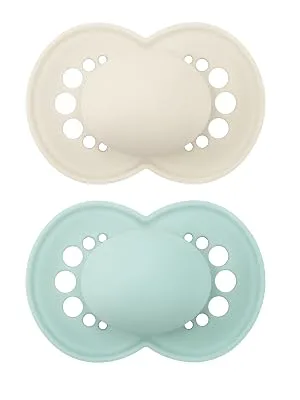 MAM Original Matte Pacifier (1 Sterilizing Pacifier Case)  Pacifiers 6 Plus Months  Unisex Baby Pacifier  Best Pacifiers for Breastfed Babies  Sterilizing Storage Case  6-16 Months (Pack of 2) Unisex 1 2 Count (Pack of 1... - MAM Matte Pacifier