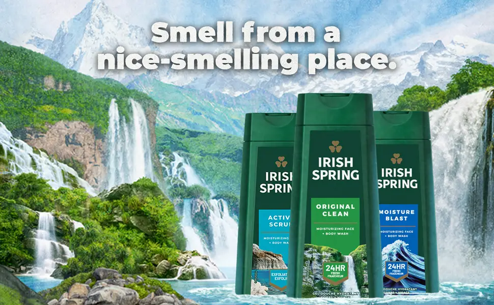 Irish Spring Original Clean Body Wash  30 Oz Pump Original Clean 30 Fl Oz (Pack of 1) - irish spring body wash, irish spring bar soap, men