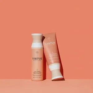 VIRTUE Curl Shampoo | Hydrates  Nourishes & Repairs Curly Hair 8 Fl Oz (Pack of 1) - Virtue Curl Shampoo and Conditioner