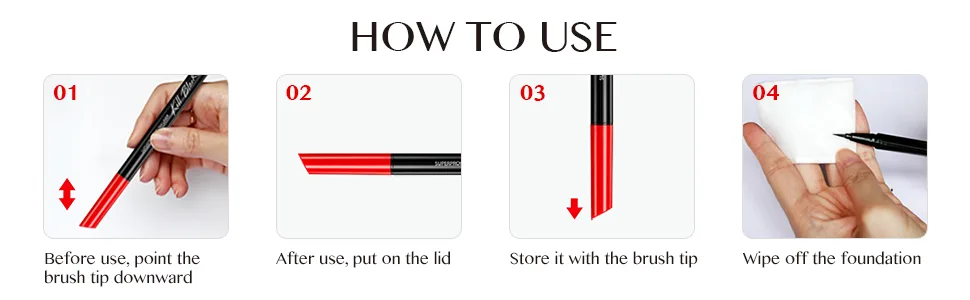 CLIO Waterproof Pen Liquid Eye Liner  Precision Tip  Long Lasting  Smudge-Resistant  High-Intensity Color (Black  Pack of 1) Black 1 Count (Pack of 1) - product information 9